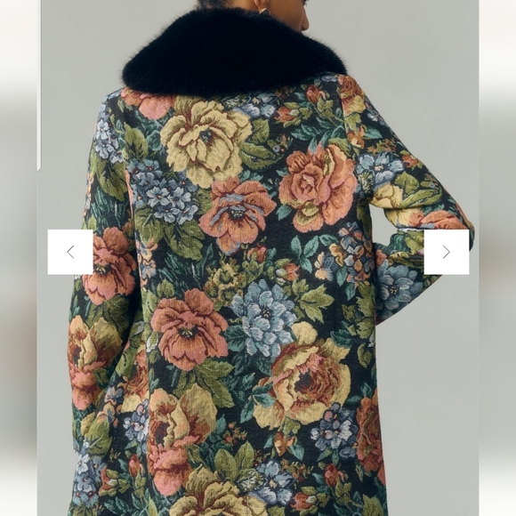 UNREAL FUR MONARCH COAT COLOR:TAPESTRY, SIZE S, RETAIL PRICE $429.00 - Picture 10 of 16